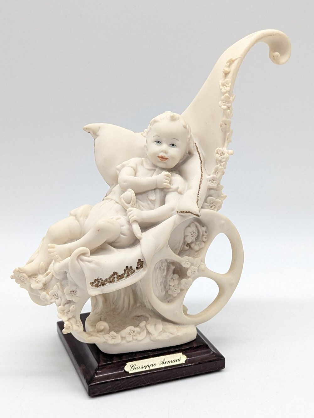 Vintage Giuseppe Armani Babys First Ride Magic Memories Porcelain Figurine